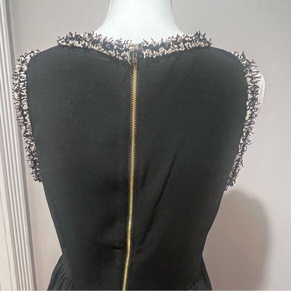 NWOT Skies are Blue black sleeveless mini dress with back zipper size medium - Picture 5 of 10